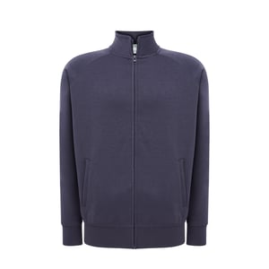 JHK - Sweatshirt Durchgehender Reißverschluss für Herren/Damen Unisex (Denim)