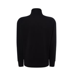 JHK - Sweatshirt Durchgehender Reißverschluss für Herren/Damen Unisex (Schwarz)