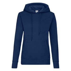 Fruit of the Loom - "Classic" Kapuzenpullover für Damen (Marineblau)