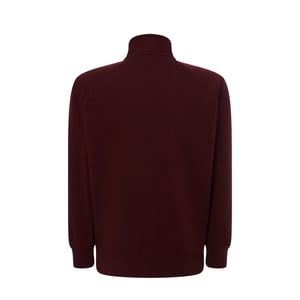 JHK - Sweatshirt Durchgehender Reißverschluss für Herren/Damen Unisex (Kardinal)