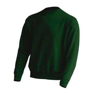 JHK - Sweatshirt Rundhalsausschnitt für Herren/Damen Unisex (Flaschengrün)