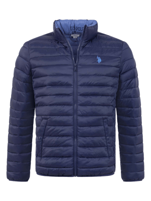 U.S. Polo Assn. Herren Steppjacke mit Stehkragen