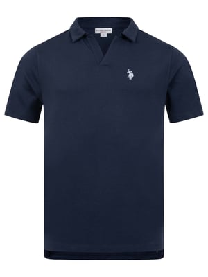 U.S. Polo Assn. Herren Poloshirt mit offenem Kragen