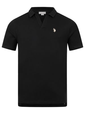 U.S. Polo Assn. Herren Poloshirt mit offenem Kragen