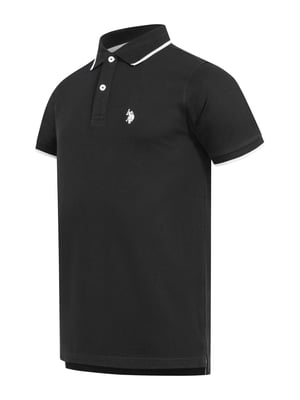 U.S. Polo Assn. Herren Poloshirt aus Baumwolle mit Kontrastdetails