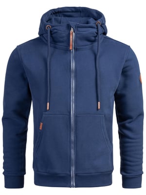 Alessandro Salvarini Herren Sweatjacke AS292 mit Kapuze & Reißverschluss