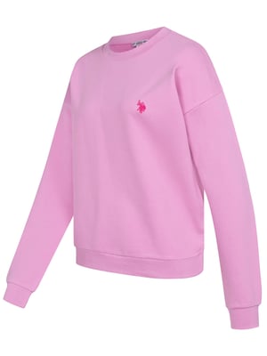 U.S. Polo Assn. Damen Sweatshirt Pullover aus Baumwoll-Stretch
