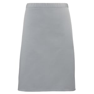 Premier - Herren/Damen Unisex Taillenschürze "Colours Collection" (Silber)