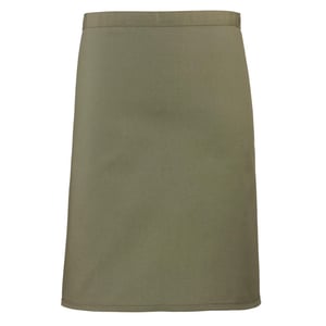 Premier - Herren/Damen Unisex Taillenschürze "Colours Collection" (Oliv)