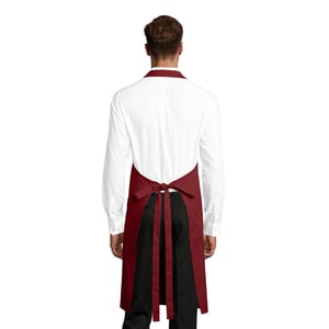 SOLS - Herren/Damen Unisex Schürze "Gamma" (Burgunderrot)