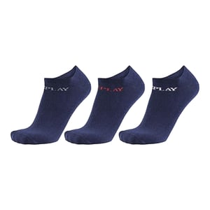 Replay - "Banderole" Liner Socken für Herren/Damen Unisex (3er-Pack) (Dunkelblau)