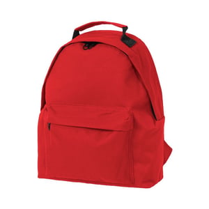 Halfar - Rucksack für Kinder , Unifarben (Rot)