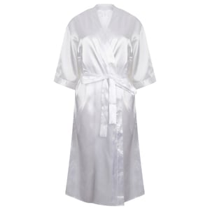 Towel City - Morgenmantel für Damen, Satin (Weiß)