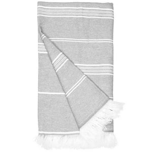The One Towelling - Handtuch "Hamam", recyceltes Material (Aschgrau)