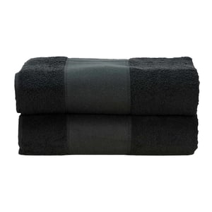 ARTG - Badetuch "Print-Me" (Schwarz)