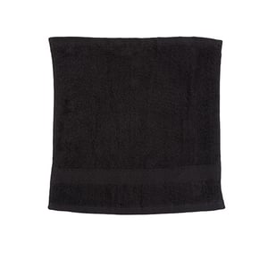 Towel City - Gesichtshandtuch "Luxury" (Schwarz)