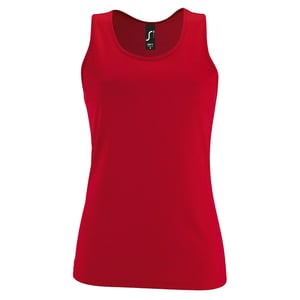 SOLS - "Sporty" Ärmelloses Oberteil für Damen (Rot)