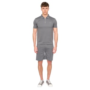 Duck and Cover - "Medford" Polo und Shorts Set für Herren, Alltag (Grau)