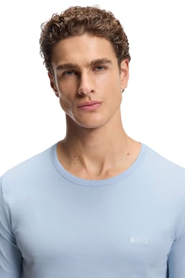 Boss Black BOSS 3 PACK T-SHIRT WHITE/BLUE/BEIGE