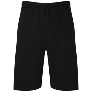 Fruit of the Loom - Shorts für Herren/Damen Unisex (Schwarz)