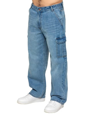 Enzo Milano | Herren Cargo Jeans mit weitem Bein
