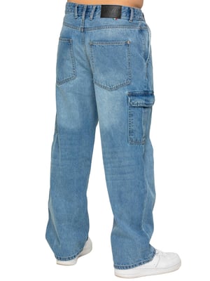 Enzo Milano | Herren Cargo Jeans mit weitem Bein