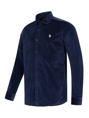 U.S. Polo Assn. Herren Cordhemd aus Baumwolle mit Stretchanteil
