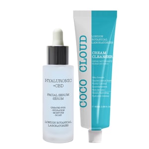 Coco Cloud Cream Cleanser 100 ml + Hyaluronsäure + CBD Feuchtigkeits-Serum 30 ml