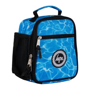 Kinder Lunchbag Blau Pool Muster - Thermoisolierte Schul-Lunchbox