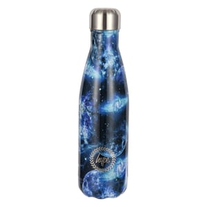 Thermowasserflasche Multi Mondmotiv | Blaue Edelstahl Auslaufsichere Flasche