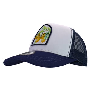 Herren Bestickte Santorini Trucker Cap | Baumwolle Atmungsaktive Einheitsgröße Mütze