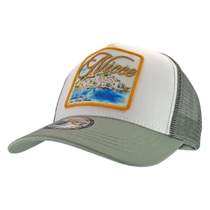 Männers bestickte Trucker-Cap | Atmungsaktive Baumwolle leichtes Rivvi Freizeit-Hut