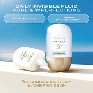 Lancaster Sun Perfect AIR Tägliches Unsichtbares Fluid SPF50 Poren & Unreinheiten 40ml