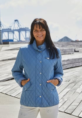 Becca Blau Jacke