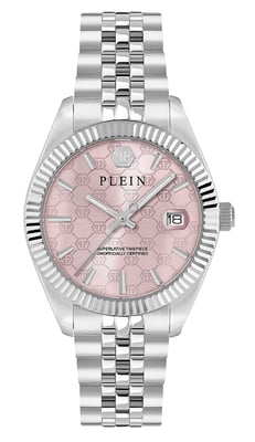 Philipp Plein Date Superlative Silber Damen Armbanduhr PWYFA0826