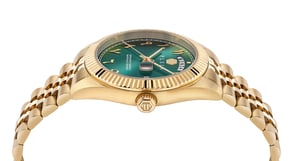 Philipp Plein Date Superlative Gold Herren Armbanduhr PWPNA1026