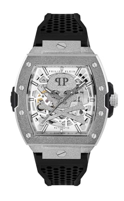 Philipp Plein The $keleton Frosted Schwarz Herren Armbanduhr PWJFA0925