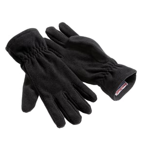 Beechfield - Herren/Damen Unisex Winterhandschuhe "Alpine" Suprafleece (Schwarz)