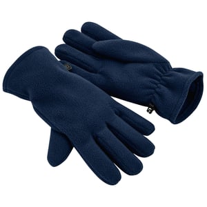 Beechfield - Handschuhe, Fleece recyceltes Material (Dunkelblau)