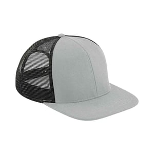 Beechfield - "Original" Trucker Cap Flacher Schirm (Grau/Schwarz)