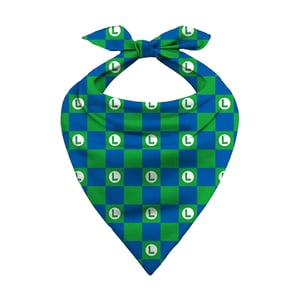 Super Mario - "Nintendo" Bandana für Herren/Damen Unisex (Grün/Blau)