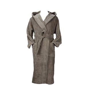 ARTG - "Robezz" Morgenmantel für Herren/Damen Unisex, Baumwolle aus biologischem Anbau (Walnussbraun)