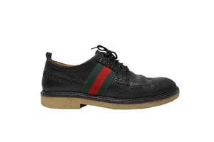 Gucci Kinder Darby Brogues aus schwarzem Leder
