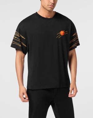T-Shirt Rundhalsausschnitt Ss Scratch