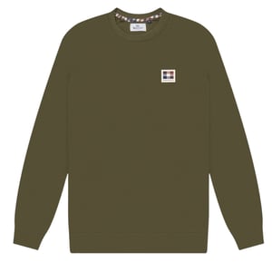 Aquascutum Active Patch Crewneck Army Green