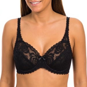 Blumen-Eleganz Damen-BH mit Bügel P0DC8