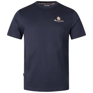 Aquascutum Active T-shirt Mit Kleinem Logo, Marineblau