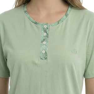 Damen Sommer Kurzarm Baumwoll-Pyjamas KL40000