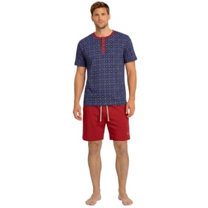 Herren Sommer Kurz Baumwoll Pyjamas KL30000