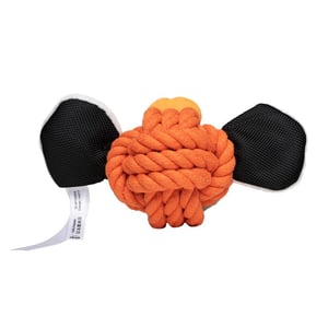 Mbw - Seilspielzeug für Hunde "MiniFeet", Tiger (Orange)